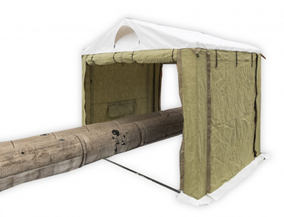 Палатка сварщика Митек 2,5х2,0 Митек Профи (ПВХ+брезент)