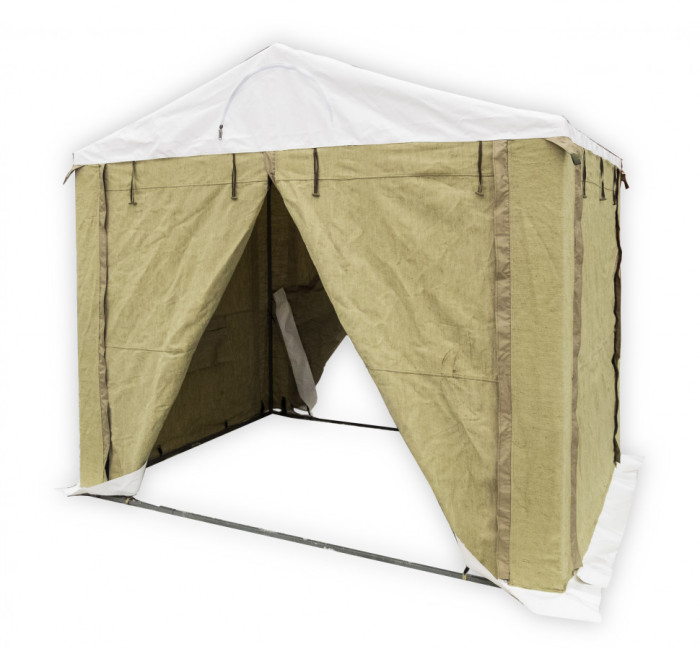 Палатка сварщика Митек 2,5х2,0 Митек Профи (ПВХ+брезент)