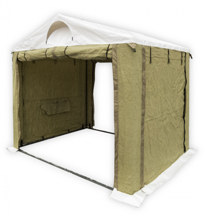 Палатка сварщика Митек Профи 2,0х2,0 (ПВХ+брезент)