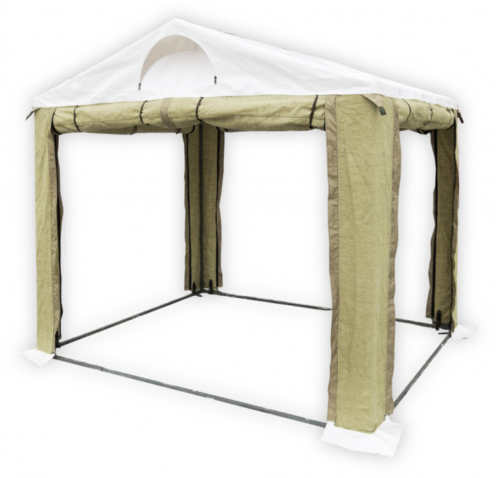 Палатка сварщика Митек Профи 2,0х2,0 (ПВХ+брезент)