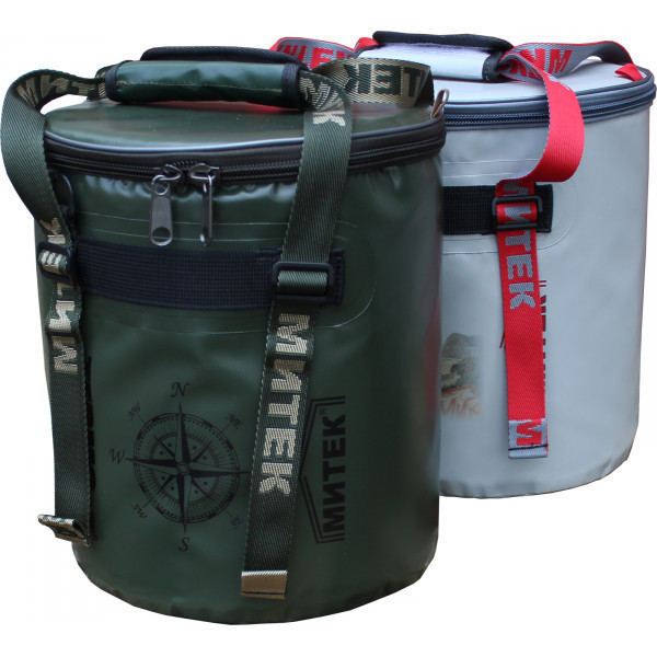 Сумка Термос Митек (Ø 30см Н-30см) круг (серое)