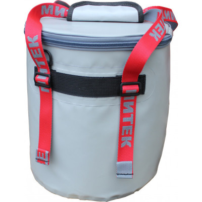 Сумка Термос Митек (Ø 30см Н-30см) круг (серое)