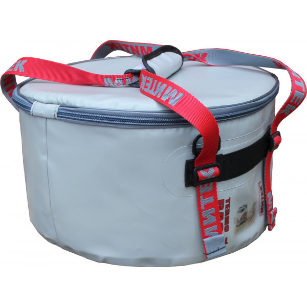 Сумка Термос Митек (Ø 40см Н-20см) круг (серое)