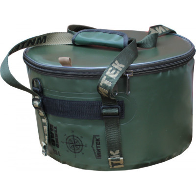 Сумка Термос Митек (Ø 40см Н-20см) круг (хаки)