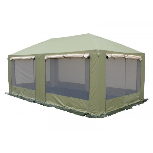 Шатер «Пикник» 6,0х3,0 хаки-беж