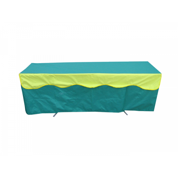 Скатерть на стол 1,8 х 0,6 с воланом