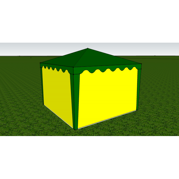 Стенка глухая 2,0х2,0 (к беседке 6 граней)