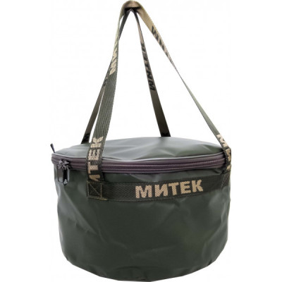 Ведро Митек с крышкой Ø 30 см. H-20 см. (хаки)