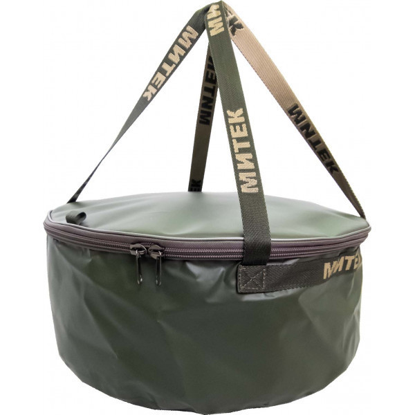 Ведро Митек с крышкой Ø 40см. H-20см. (хаки)