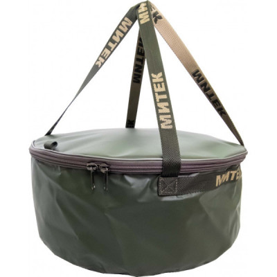 Ведро Митек с крышкой Ø 50 см. H-20 см. (хаки)