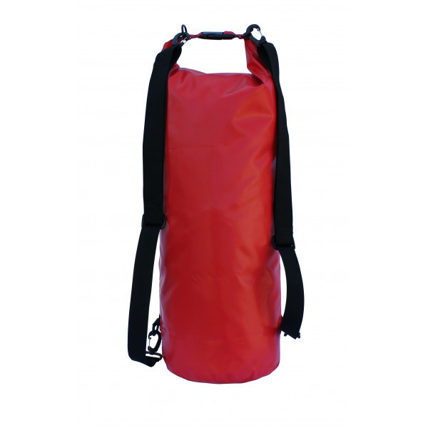 Герморюкзак Митек 25л (Ø 24см Н-55см) (серо-красное)