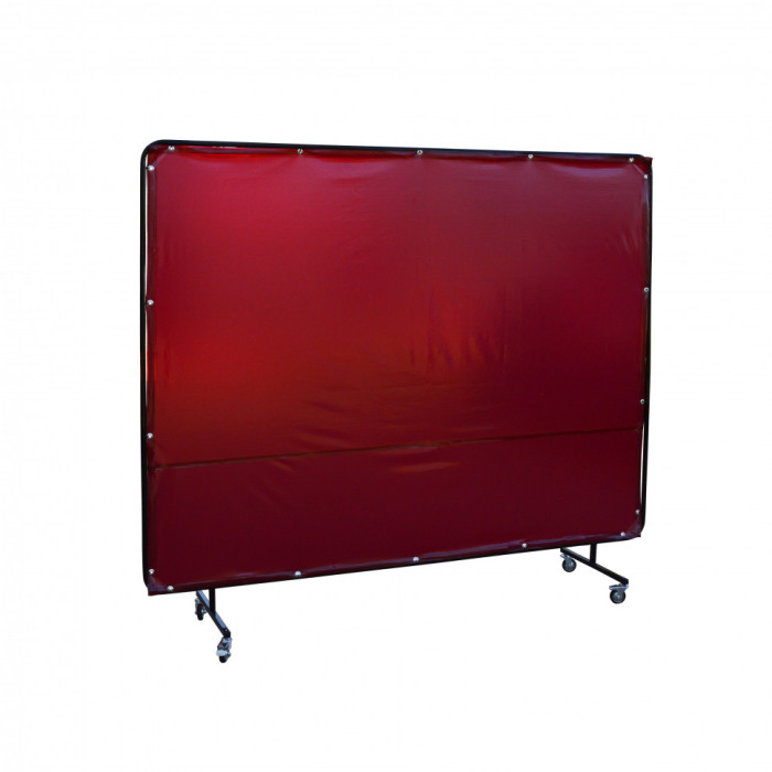 Экран защитный мобильный Митек 2,0х1,95 (Пленка ПВХ 0,4) красная