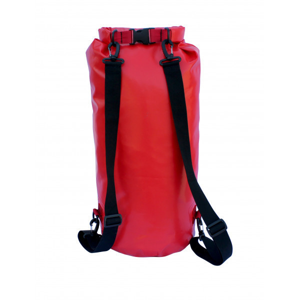 Герморюкзак Митек 30л (Ø 26см Н-57см) (серо-красное)