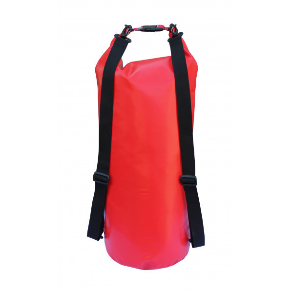 Герморюкзак Митек 35л (Ø 28см Н-57см) (серо-красное)