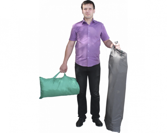 Торговая палатка с логотипом «Домик» 3 x 1,9