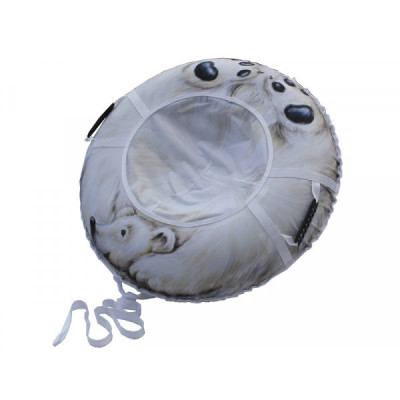 Тюбинг «Белый медведь» 110 см.