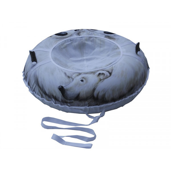 Тюбинг «Белый медведь» 110 см.