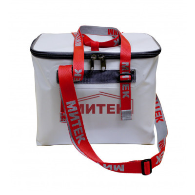 Сумка Митек с крышкой бокс (38х23х32см) (серое)