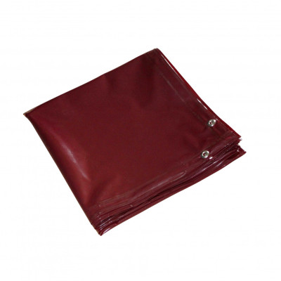 Штора защитная Митек 2.44 х 1.88 м. (Пленка ПВХ 0,4) красная